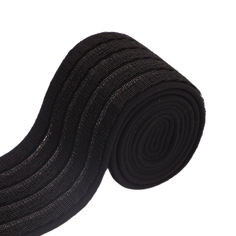 7cm Black Velcro Elastic Panels