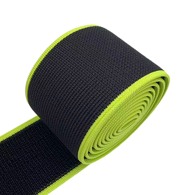 5cm Black And Green Elastic Loop